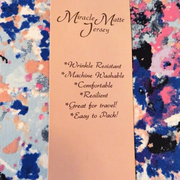 NWT Nina Leonard Miracle Matte Jersey Midi Dress Size XS Wrinkle Resistant - Picture 13 of 13